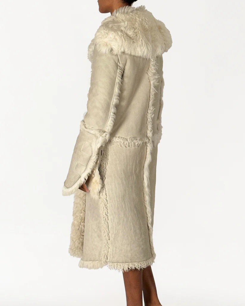 gucci sheepskin coat