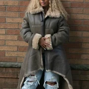 Jigsaw Sheepskin Coat