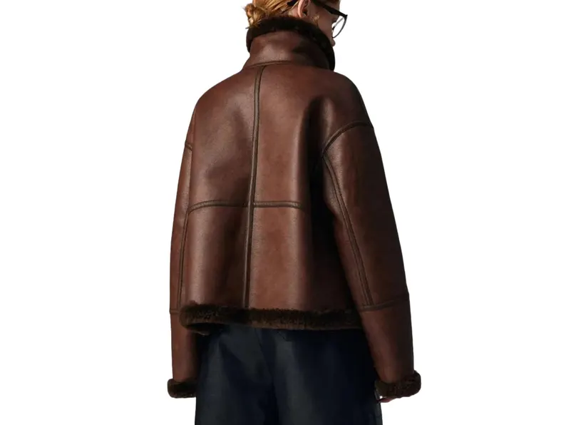 Ladies Leather Flying Jacket