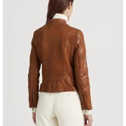 leather and sheepskin jacket