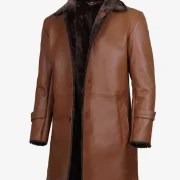 Leather Coat With Sheepskin Lining