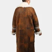 long sheepskin coat ladies