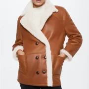 Mango Sheepskin Coat