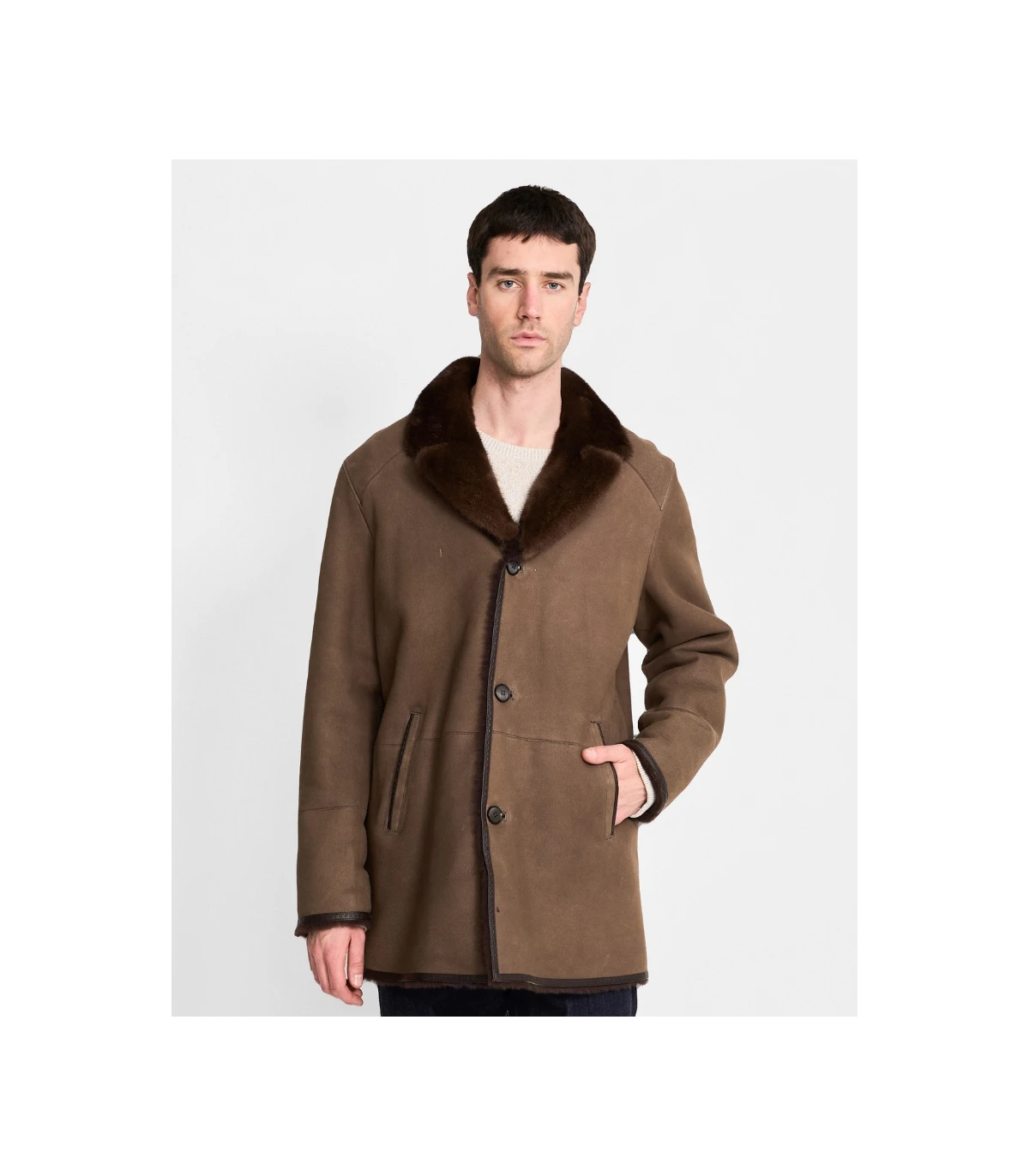 Ben Sherman Sheepskin Coat