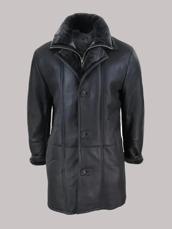 Mens 3 4 Sheepskin Coats