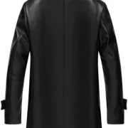 Black Sheepskin Coat
