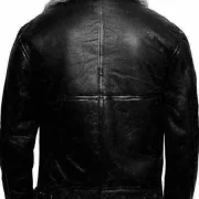 Mens Black Sheepskin Jacket