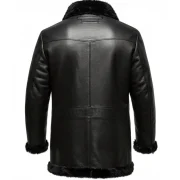 mens faux shearling coat