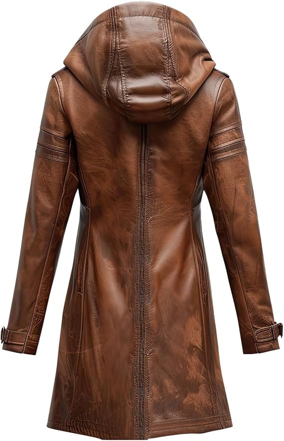mens dark brown sheepskin coat
