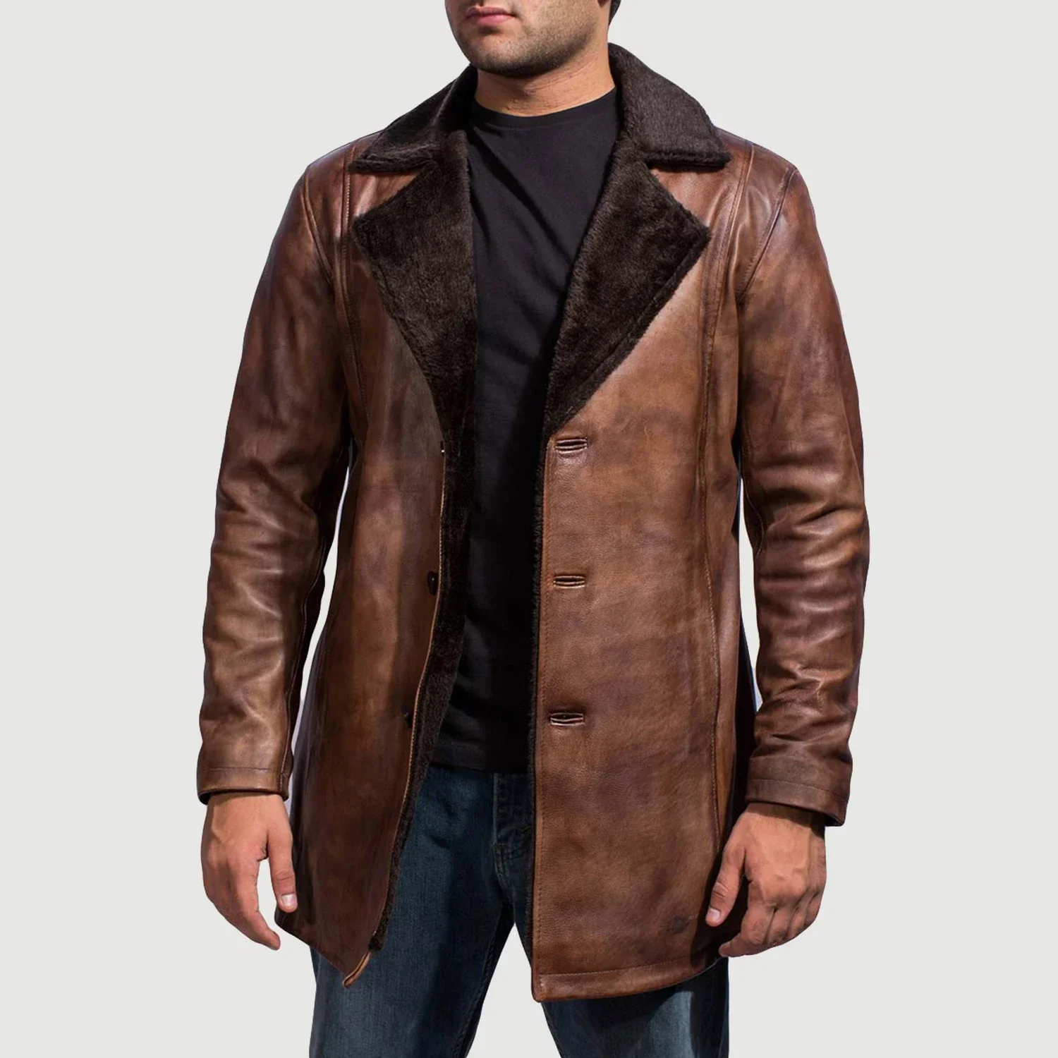 Mens Lambskin Coat
