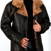mens shearling coat
