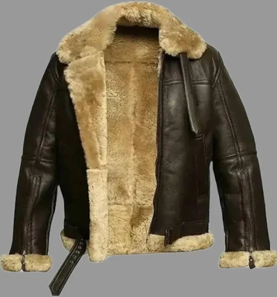Mens Sheepskin Flight Jacket