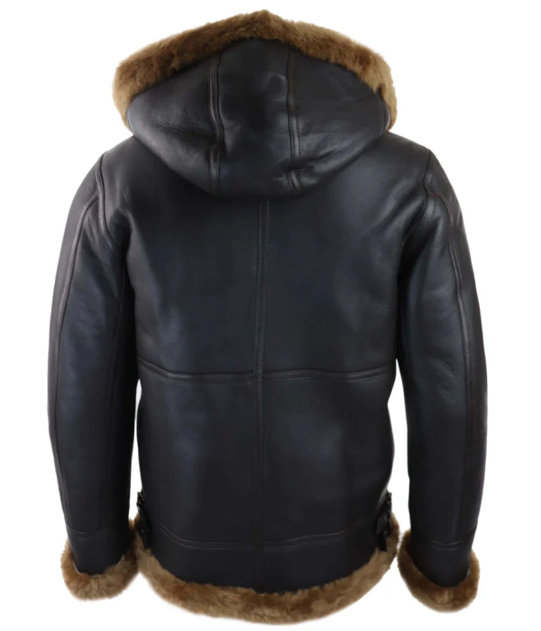 Mens Sheepskin Jacket Black