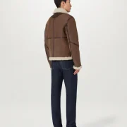 mens sheepskin jacket uk