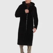 mens sheepskin lined coat