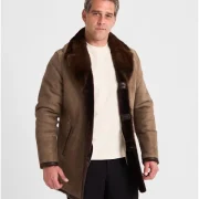 Mens Sheepskin Overcoat