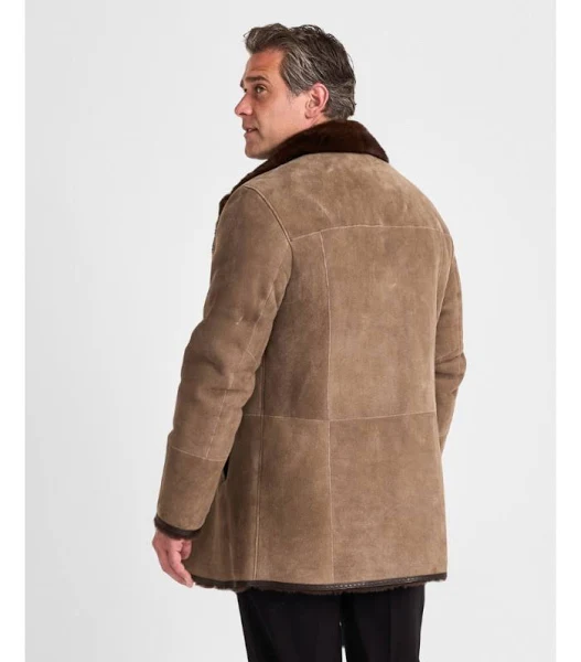 Mens Sheepskin Overcoat