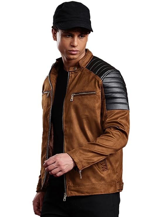 Mens Suede Sheepskin Jacket