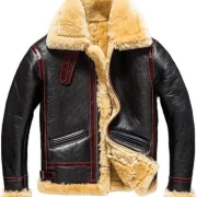 mens vintage sheepskin jacket
