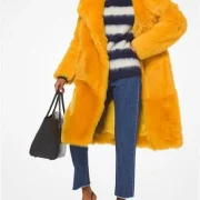 michael kors sheepskin coat