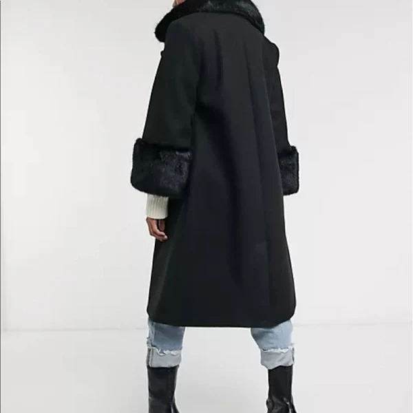 River Island Sheepskin Coat