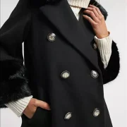 River Island Sheepskin Coat