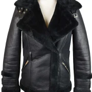 river island sheepskin jacket