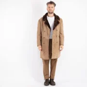 shearling coat mens vintage
