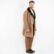 shearling coat mens vintage