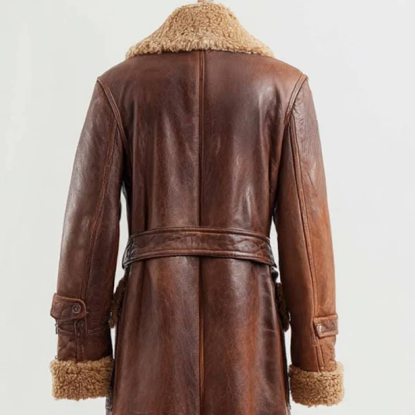 shearling coat womens long