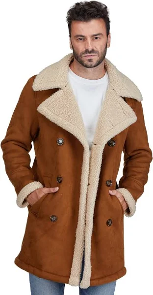 shearling faux coat