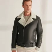 shearling jacket faux