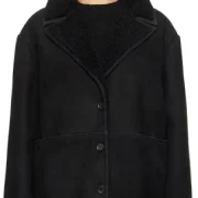 Black Shearling Coat