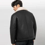 shearling leather jacket