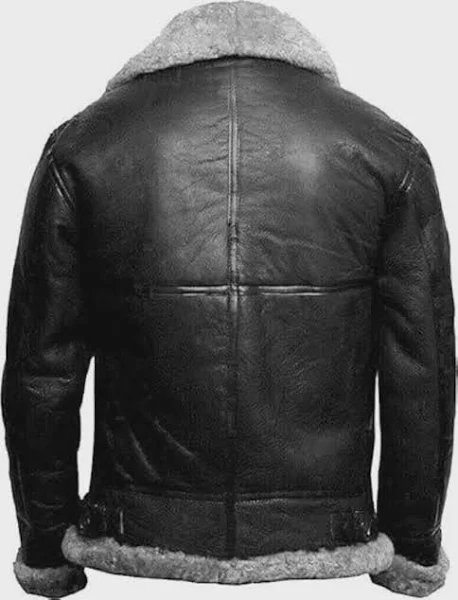 shearling mens leather jacket