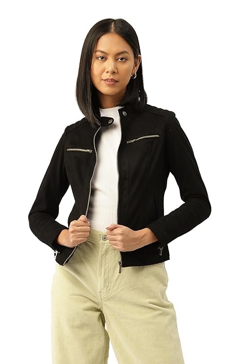 Sheepskin Biker Jacket Womens