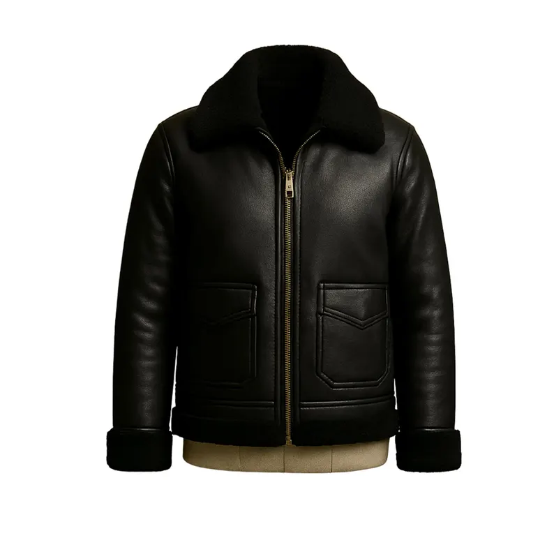 Sheepskin Black Jacket