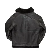 sheepskin bomber jacket men