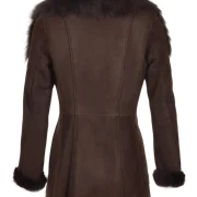 Sheepskin coat faux  