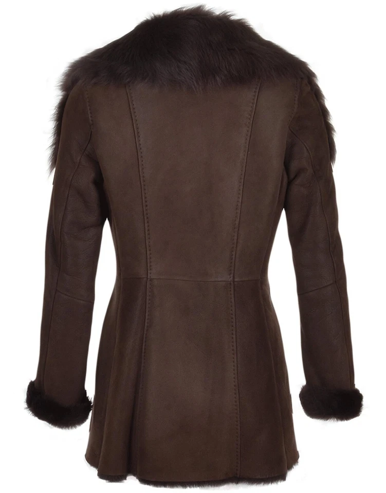 Sheepskin coat faux  