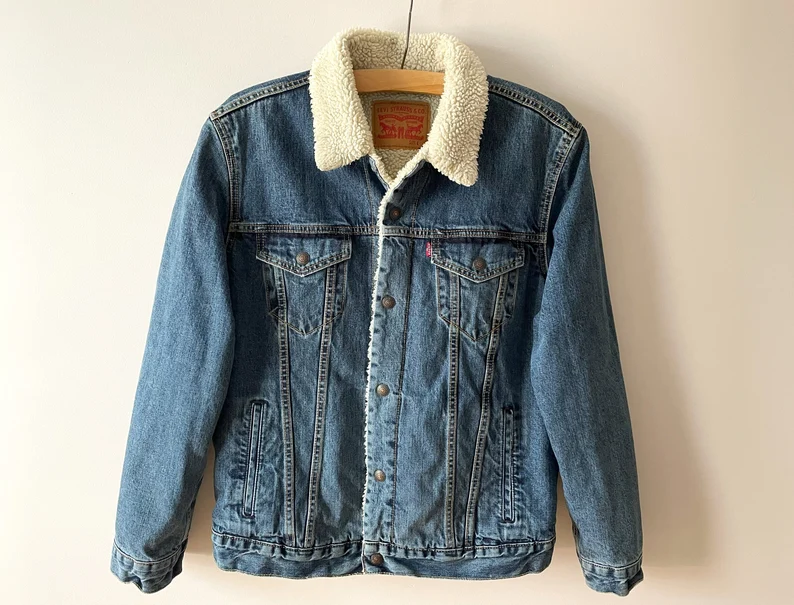 Sheepskin Denim Jacket