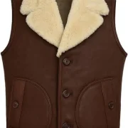 sheepskin gilet