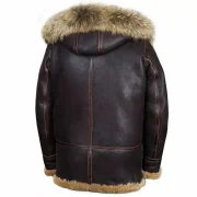 Sheepskin Leather Bomber Jacket