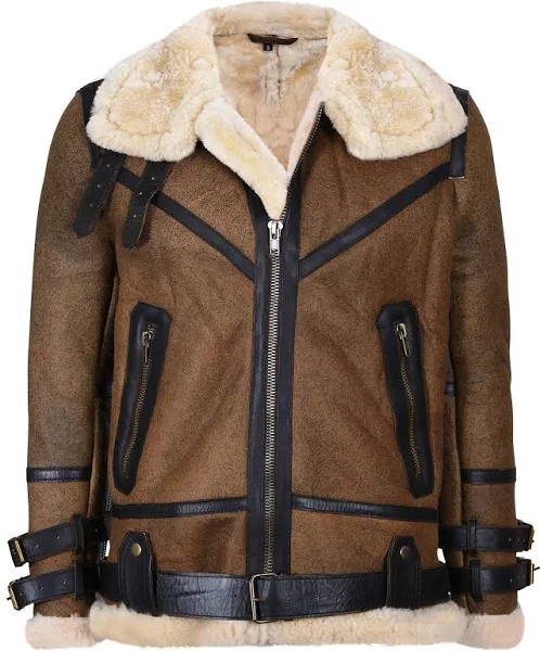 Sheepskin Leather Pilot Jacket