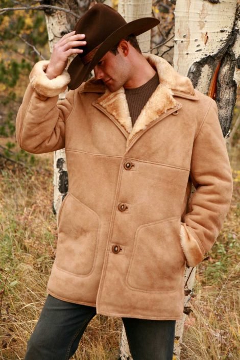 Sheepskin Long Coat