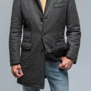 sheepskin overcoat