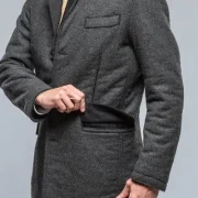 sheepskin overcoat