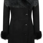 Suede and Sheepskin Coat