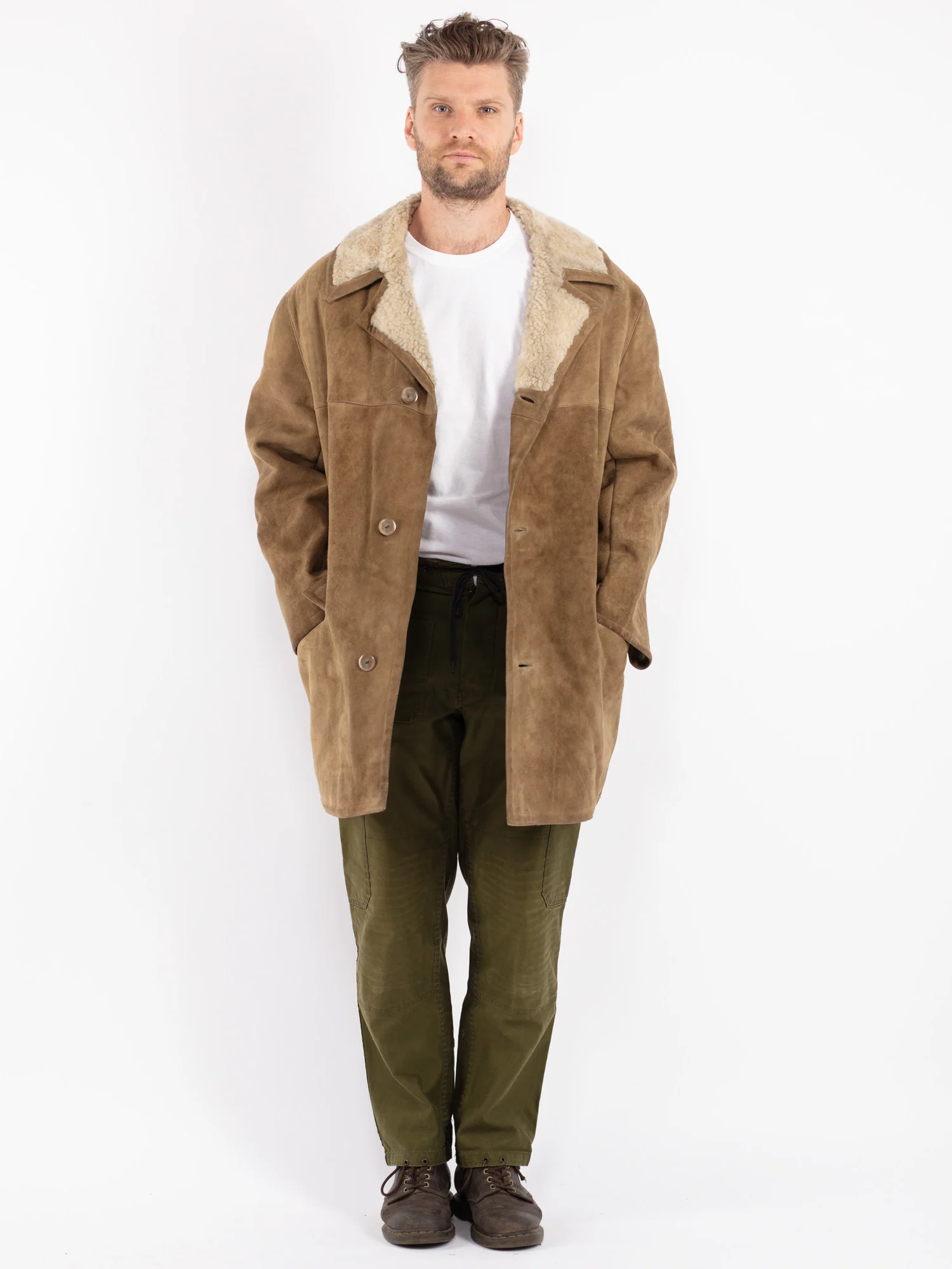 Vintage Sheepskin Coats Mens