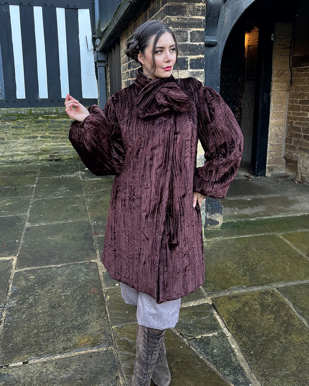 1920s Sheepskin Coat